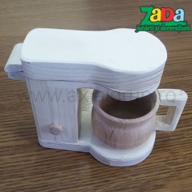 Jucarie filtru de cafea din lemn